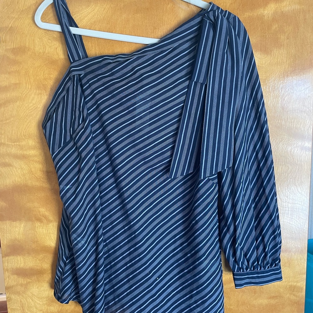 One shoulder stylish blouse NWOT